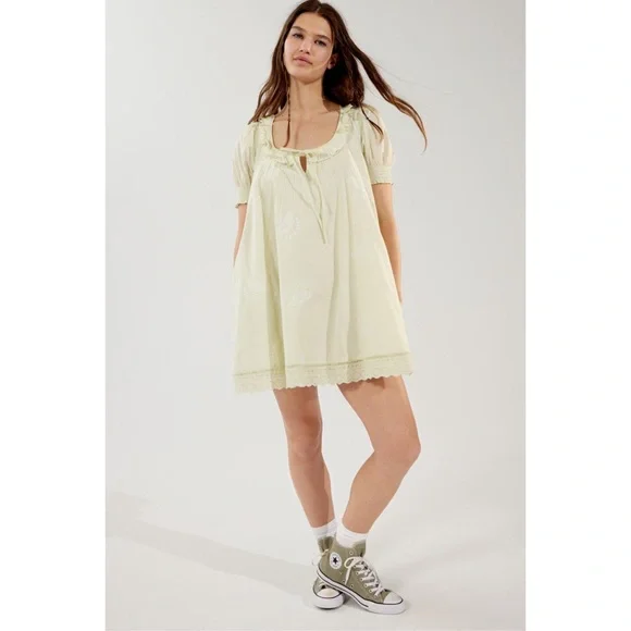 Urban Outfitters | Dresses | Nwt Uo Helena Embroidered Frock Dress |  Poshmark